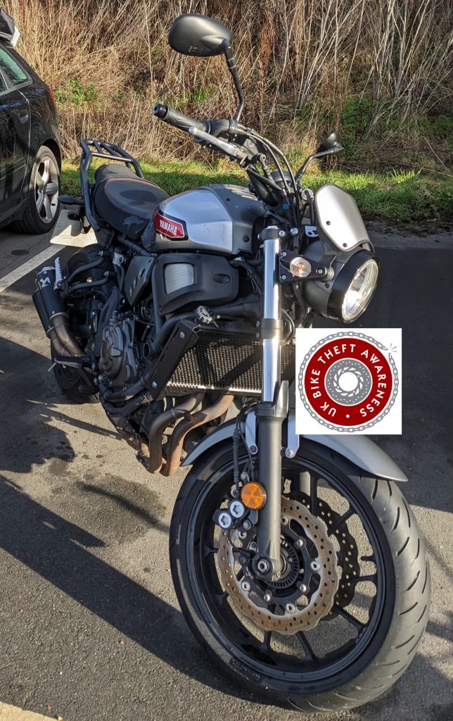 STOLEN MOTORCYCLE, YAMAHA XSR700,